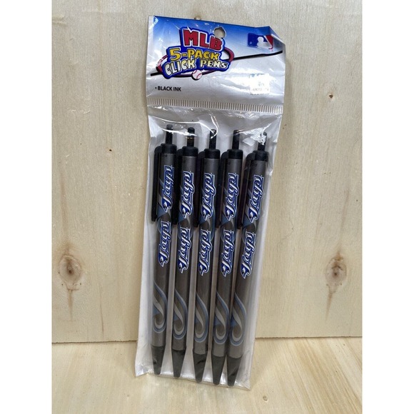 Pick your Team! MLB Baseball Team Logo Click Pens Multi-Pack with Team Logo - Picture 2 of 6